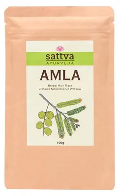 MASECZKA ZIOŁOWA DO WŁOSÓW AMLA 100 g - SATTVA (AYURVEDA)