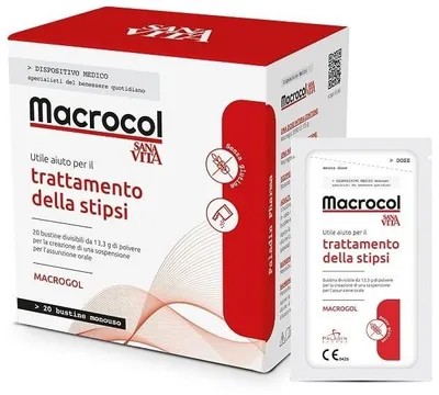 Immagine prodotto di Sanavita Macrocol Plus 20 Bustine Da 13,81 G