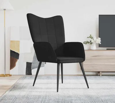 Produktbild von Maison Exclusive - Relaxsessel Schwarz Stoff