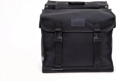 Immagine prodotto di Borsa doppia per bicicletta New Looxs Canvas Deluxe - 46 litri - 39 x 18 x 33 cm (2x) - Nero