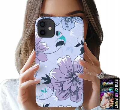 Zdjęcie produktu dla Etui Do Iphone 12 - Kwiatki Kwieciste Modne Wzory Plecki