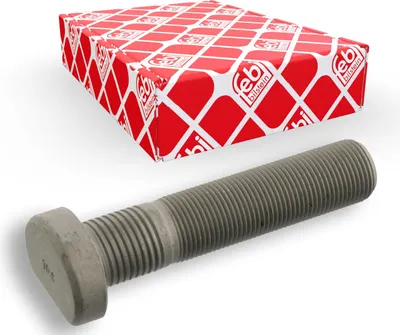 Produktbild von FEBI BILSTEIN Radbolzen 107493 passend für MERCEDES-BENZ LK/LN2 105mm Stahl 0,27kg