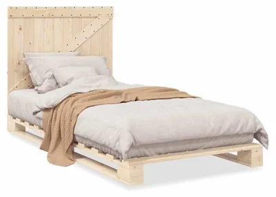 Obrázok produktu pre vidaXL Posteľ z masívneho dreva s čelom 100x200 cm Borovica