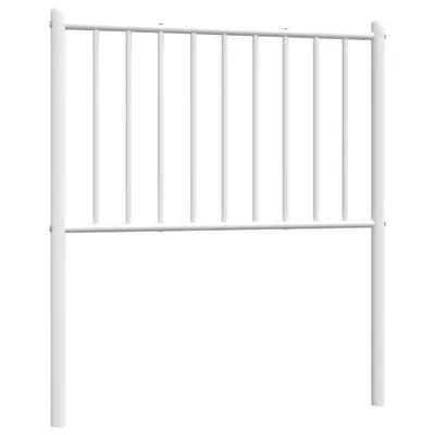 Image de Tête de lit de remplacement métal blanc 80 cm
