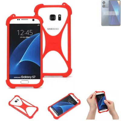 Produktbild von K-S-Trade Handy-Hülle kompatibel mit Xiaomi POCO C65 Schutz-Hülle Bumper Silikon Schutz Hülle Cover Case Silikoncase Silikonbumper TPU Softcase