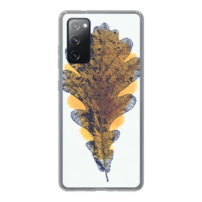 Produktbild von MuchoWow® Handyhülle Schutzhülle Hülle für Samsung Galaxy S20 FE Aquarell - Orange - Eichenblatt Silikon Softcase Handy Hülle - Abdeckung