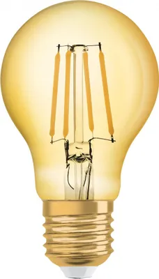 Produktbild von Osram LED Filament A60 Birne Vintage 1906 4W = 35W E27 Gold 410lm extra warmweiß 2400K