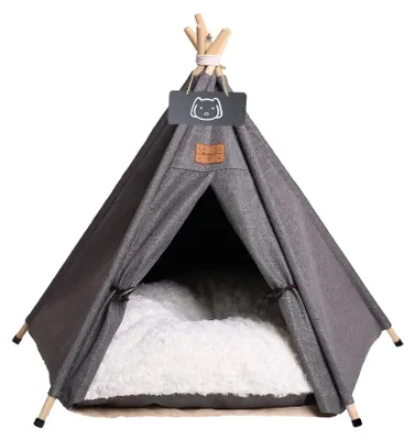 Produktbild von Hundezelt Komfortabel - Tierzelt - Katzenzelt - Abnehmbares Kissen - Waschbar - 50 x 50 x 60 cm - Haustierzelt