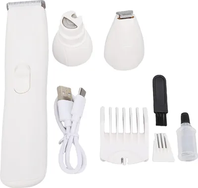 Immagine prodotto di 3 in 1 Set Tagliacapelli per cani batteria ricaricabile da 500 mAh Sicuro Efficace Smerigliatore elettrico di unghie per cani gatti