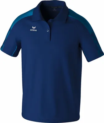 Produktbild von Erima Evo Star Poloshirt New Navy/Mykonos Blue