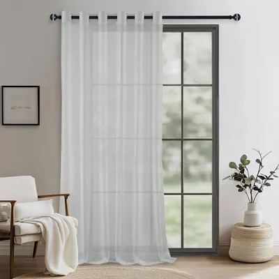 Immagine prodotto di Tende divisorie con passanti, trasparenti, altezza 210 cm, larghezza 200 cm