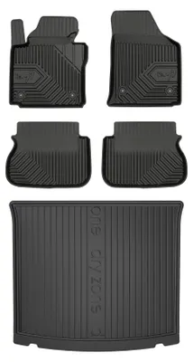 Immagine prodotto di Tappetini 3D TPE + baule DryZone per Volkswagen Caddy III 2015-2020 5 pezzi