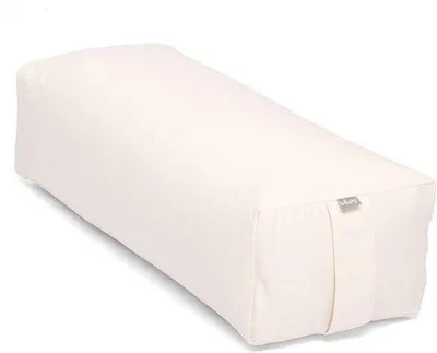 Produktbild von Famanu Yoga Bolster Eco - 100% Biologisch Baumwolle, Speltfüllung, Waschbar, Vierkant