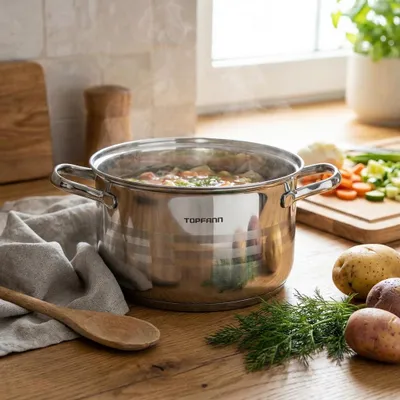 Produktbild von TOPFANN Edelstahl-Siebtopf 3l