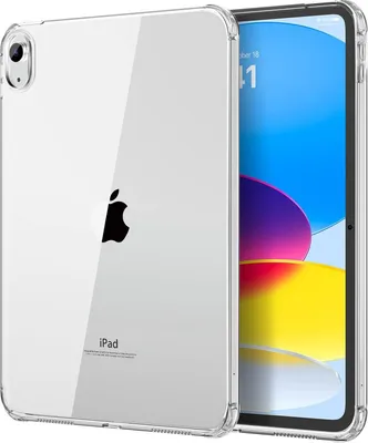 Produktbild von Hülle Kompatibel mit iPad 10. Generation 2022, iPad 10,9 Zoll, Kratzfest Klare Schutzhülle Dünne Hülle Cover mit Stoßfester Schlagfestigkeit Tablet Hülle, Transparent