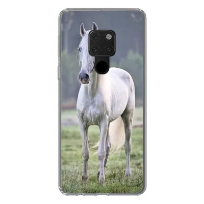 Produktbild von MuchoWow® Handyhülle Schutzhülle Hülle für Huawei P40 Lite Pferd - Licht - Morgen Silikon Softcase Handy Hülle - Handy