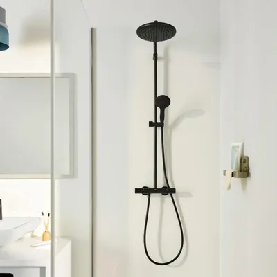 Produktbild von GROHE Vitalio Start 250 Duschsystem mit Thermostatbatterie für Wandmontage