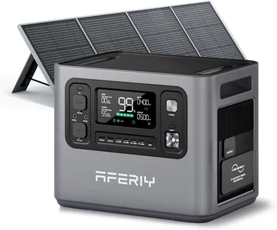 Zdjęcie produktu dla Generator solarny AFERIY P280 Set 2048Wh/2800W, 200W solar, szybkie ładowanie 1,5h
