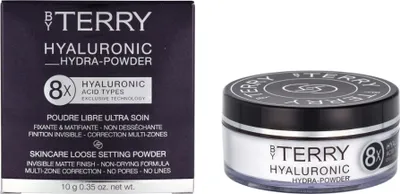 Zdjęcie produktu dla By Terry Hyaluronic Hydra-Powder, Skóra uniwersalna, Wszystkie odcienie skóry, Półprzezroczysty, Słoiczek, Proszek, Matowy