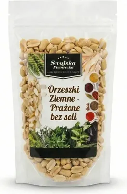 Orzechy ziemne ARACHIDOWE prażone 1kg bez soli Swojska Piwniczka