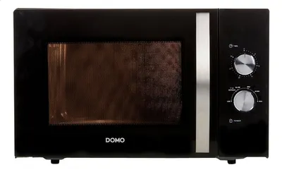 Zdjęcie produktu dla Domo DO2431, Blat, Mikrofalówka Solo, 30 l, 900 W, obrotowy, Czarny
