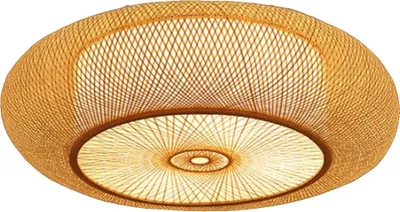 Zdjęcie produktu dla Lampa wisząca, naturalny bambus, elegancki design, 50 cm, bez żarówki (E27)