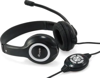 Produktbild von Equip Stereo-Headset Wired mit Mikro USB-A 2.00m schwa