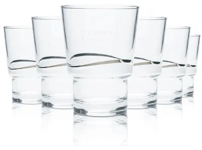 Produktbild von 6x Vaihinger Glas 0,15l Becher Tumbler Stapelbar Mineralwasser Saft Gläser Gastr