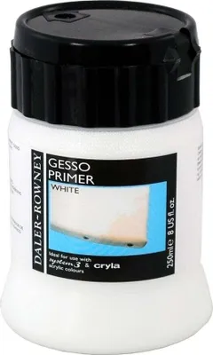 Produktbild von Daler Rowney Acrylic Gesso Primer White 250 ml 1 Stck