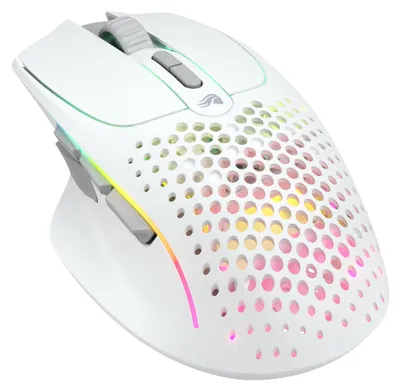Productafbeelding van Glorious Gaming Model I 2 Wireless, rechterhand, optische sensor, draadloos (RF) + Bluetooth + USB Type-C, 26000 DPI, 1 ms, wit
