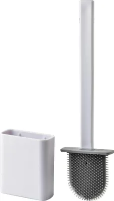 Produktbild von Toilettenbürste EDA SILICONE weiß TPR 10x4x36 cm