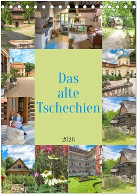 Produktbild von Das alte Tschechien (Tischkalender 2026 DIN A5 hoch), CALVENDO Monatskalender
