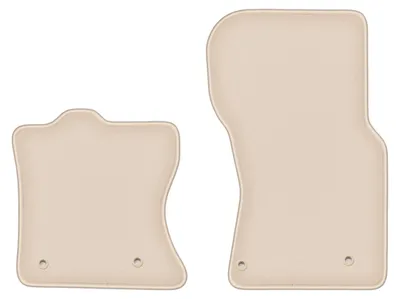 Produktbild von DURBAN Beige Velours-Fußmatten vorne für Land Rover Velar SUV (2017-)