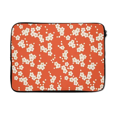 Produktbild von MuchoWow® Laptop Hülle 13 Zoll Sakura - Blumen - Muster - Japan Laptoptasche - Laptophülle - Sleeve - Rundumschutz