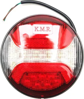 Produktbild von Matel Service LED Rückleuchte Rund ?122 mit Nebelschlussleuchte Rückfahrleuchte für Anhänger LKW PKW usw.