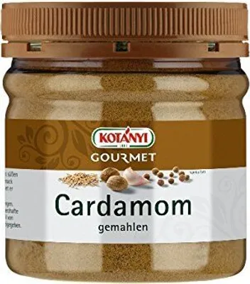 Image de Kotanyi Gourmet Épices de cardamome moulues en boîte de 400ccm 140g