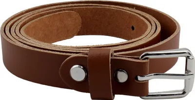 Produktbild von Gürtel aus Leder 2x105cm Ledergürtel mit Schnalle braun