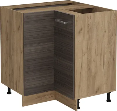 Produktbild von Eckunterschrank Vicco R-Line Edelgrau 75.6 cm ohne Arbeitsplatte, Model 54204