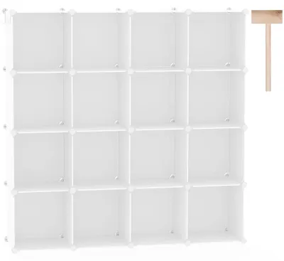 Image de Système de rangement Cube avec 16 compartiments, idéal pour la maison