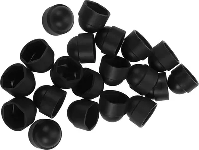 Radmutternkappen Schwarz 24 mm Kunststoff, Hauptbild