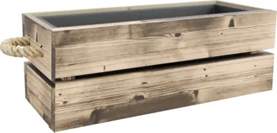 Obrázek produktu pro Truhlík dřevěný ROVNÝ 42 x 20 x 16 cm opál