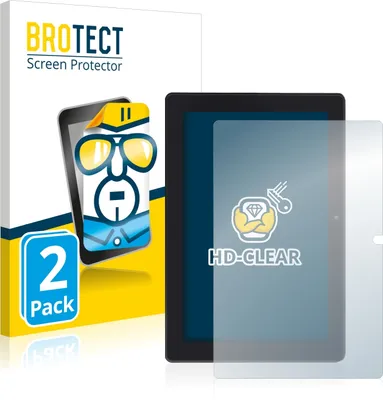 Produktbild von 2x Für Simbans Tangotab 10" Schutzfolie BROTECT Displayschutz Display Schutz Folie Klar Transparent