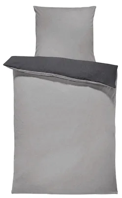 Produktbild von Winter Bettwäsche Doubleface Uni Wende kuschelig flauschig warm weich Fleece
