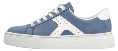 Imagen del producto de Zapatos deportivos para mujer Rieker, con cordones, color azul, para uso diario