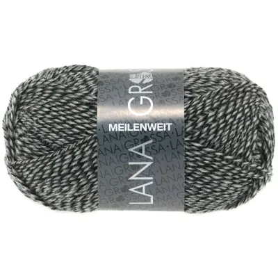 A ball of yarn with a label wrapped around it.