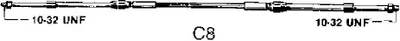 Produktbild von Ultraflex C8 Kontrollkabel Silber 11´ Silber 11´