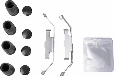 Produktbild von METZGER 109-0032 Zubehörsatz Scheibenbremsbelag Hinten für BMW 1 Schrägheck (F40) X1 (F48) 2 Active Tourer (F45) 2 Gran Tourer (F46) 2 Coupe