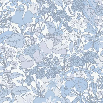 Immagine prodotto di Carta da parati Profhome jungle 377566-GU liscia opaca grigio azzurro bianco 5,33 m2