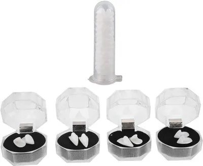 Produktbild von Vampirzahn-Set mit Fangzähnen für Halloween und Cosplay