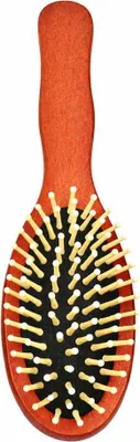 Produktbild von Holz Haarbürste mit Holzstiften 22 cm